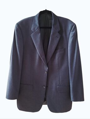 Turnbury for Dillard's Men's 2 Button Blazer Classic Gray Size: 42 L 100% Wool